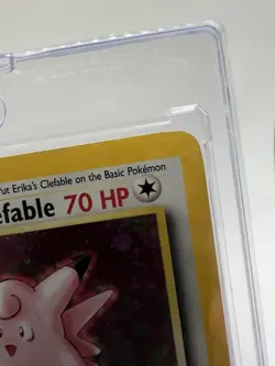 Pokemon TCG Erika's Clefable Gym Heroes Holo Card 3/132 1st Edition Holo Rare - Image 3