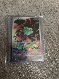 Pokemon TCG Mega Evolutions Stamped Promo Card - Bulbasaur 133/132 - NM - SEALED - Image 1