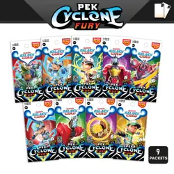 BOBOIBOY GALAXY ORIGINAL MONSTA TRADING CARD GAMES CYCLONE FURY PEK COLLECTIONS - Image 1