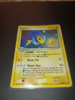 Lanturn 2006 Pokemon 19/92 Holo Card EX Legend Maker Great - Image 1