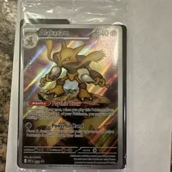 Pokemon Alakazam Holo Rare Promo Card 140/xy-p Sealed - Image 1