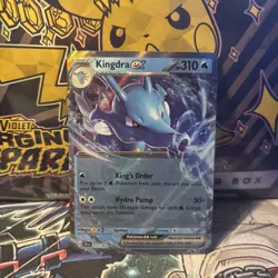Pokemon TCG Kingdra EX 012/064 SV Shrouded Fable Holo Card - Image 1