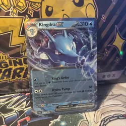Pokemon TCG Kingdra EX 012/064 SV Shrouded Fable Holo Card - Image 2