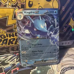 Pokemon TCG Kingdra EX 012/064 SV Shrouded Fable Holo Card - Image 3