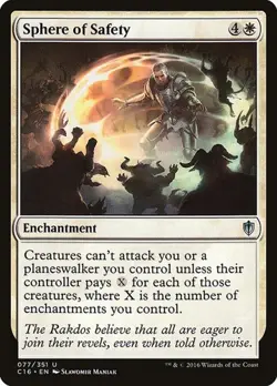 Sphere of Safety Commander 2016 LP MTG - Image 1
