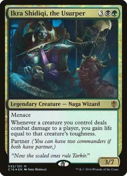 Ikra Shidiqi, the Usurper - Foil Commander 2016 LP MTG - Image 1