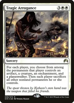 Tragic Arrogance - Foil Prerelease Promo Magic Origins LP MTG - Image 1