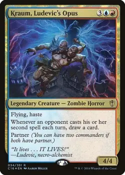Kraum, Ludevic's Opus - Foil Commander 2016 LP MTG - Image 1