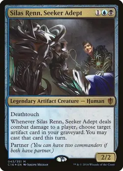 Silas Renn, Seeker Adept - Foil Commander 2016 LP MTG - Image 1