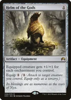 Helm of the Gods - Foil Magic Origins NM MTG - Image 1