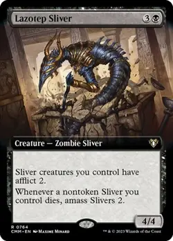 Lazotep Sliver - Extended Art CMM NM MTG - Image 1