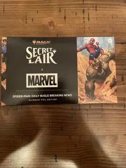 MTG Secret Lair x Marvel's Spider-Man: Daily Bugle Breaking News Rainbow Foil - Image 1