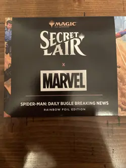 MTG Secret Lair x Marvel's Spider-Man: Daily Bugle Breaking News Rainbow Foil - Image 2