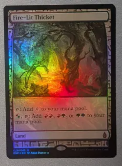 Foil Fire-Lit Thicket - NM - Zendikar Expeditions MTG English - Image 4