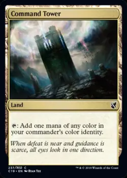 Command Tower - Light Play MTG Commander 2019 - Image 1