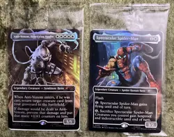 Anti-Venom, Horrifying Healer & Spectacular Spider-Man foil promos Magic MTG - Image 1