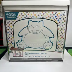 151 Pokemon Center ETB Elite Trainer Box Scarlet & Violet Pokemon TCG SEALED/NEW - Image 1
