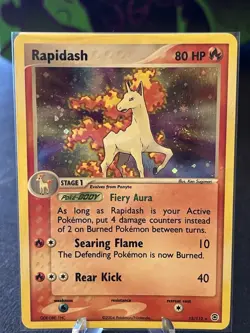 Pokemon Rapidash Trading Card 2004 Fire Type 80 HP 33/112 - Image 1