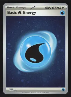 Basic Water Energy (Cosmos Holo) 003 Pokemon SVE: Scarlet & Violet Energies - Image 1