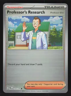 Professor's Research (Poke Ball Pattern) 123/131 Pokemon Prismatic Evolutions - Image 1