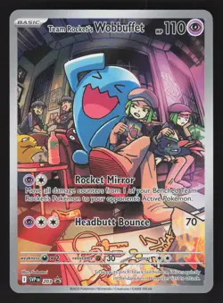 Team Rocket's Wobbuffet 203 Promo Pokemon SV: Scarlet & Violet Promo Cards - Image 1