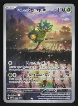 Teal Mask Ogerpon 123 Promo Pokemon SV: Scarlet & Violet Promo Cards - Image 1