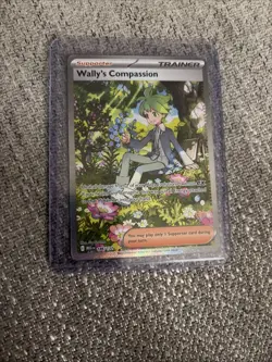 Wally’s Compassion 186/132 -Special Illustration Rare -Pokemon Mega Evolution-NM - Image 1