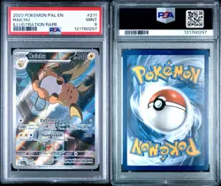2023 POKEMON PAL EN RAICHU ILLUSTRATION RARE #211 PSA MINT 9 - Image 3