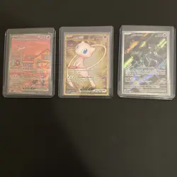 Pokemon TCG 151 UPC Promo Set Mew 053, Mewtwo 052, New Sealed & Metal Mew 205 - Image 1