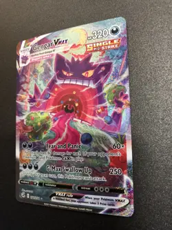 Pokemon 2021 Fusion Strike Gengar VMAX 271/264 Alt Art Secret Rare Single Strike - Image 2