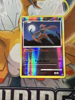 Deoxys - 24/146 - Pokemon Legends Awakened Reverse Holo Rare MP - Image 1