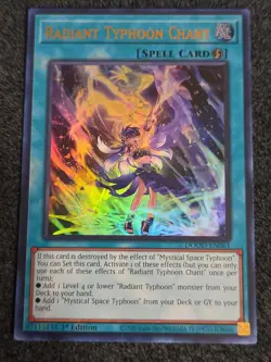 Yugioh! Radiant Typhoon Chant DOOD-EN061 Ultra Rare 1st Edition Near Mint - Image 1