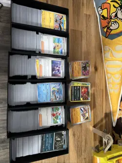4000+ Pokemon Modern Eng Bulk Card Lot, Includes 1100+ Holos and 2900+ Nonholos - Image 1