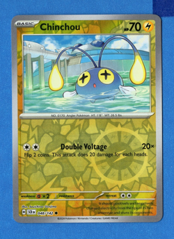 Electabuzz 046/142 SV07: Stellar Crown Reverse Holo Near Mint Pokemon Card TCG - Image 1