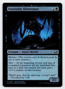 Insatiable Skittermaw [0108] EOE Common Foil [MTG Card English] - Image 1