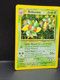 Pokemon TCG Bellossom Neo Genesis Holo Unlimited Rare Card 3/111 - Image 3
