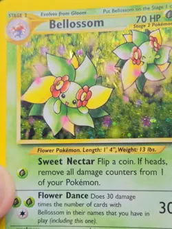 Pokemon TCG Bellossom Neo Genesis Holo Unlimited Rare Card 3/111 - Image 5