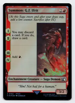 Summon: G.F. Ifrit [0163] FIN Common Foil [MTG Card English] - Image 1