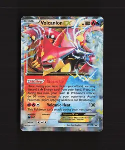 Volcanion EX XY173 XY Black Star Promo Holo Pokemon Card DMG - Image 1