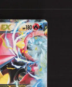 Volcanion EX XY173 XY Black Star Promo Holo Pokemon Card DMG - Image 4