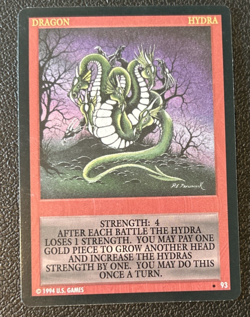 Wyvern CCG 1994 Limited Edition Common Card Dragon Hydra #66 - Image 1
