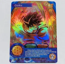 Goku - Dragon Ball Super Trading Card ZR No. 085 Rainbow Holo Foil Tc5 - Image 1