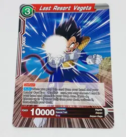 Last Resort Vegeta Dragon Ball Super Card Cool Art Promo Tc5 - Image 1