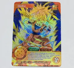Goku - Dragon Ball Super Trading Card ZR No. 090 Holo Foil Prism Tc5 - Image 1