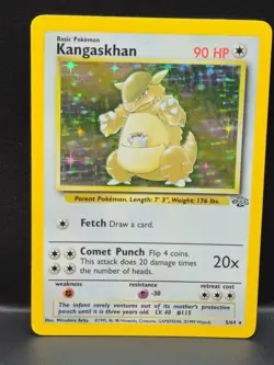 Pokemon TCG Kangaskhan Jungle Holo Rare Card 5/64 - Image 1