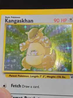 Pokemon TCG Kangaskhan Jungle Holo Rare Card 5/64 - Image 4