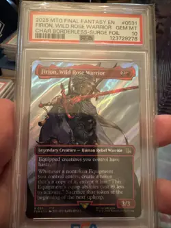 Mtg Final Fantasy Firion Wild Rose Surge Foil Psa 10 - Image 1