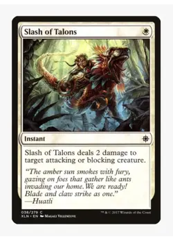 Slash of Talons | XLN | Pauper Staple Instant Removal | MTG 1 Drop Combat Trick - Image 1