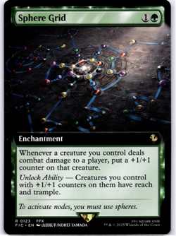 MtG Magic Sphere Grid Borderless FIN Final Fantasy NM - M - Image 1