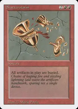 1x Shatterstorm - LP - Revised Edition - mtg - SPARROW MAGIC - Image 1